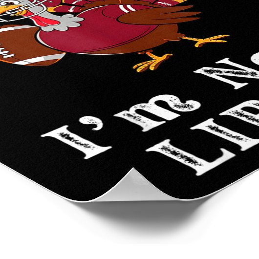 I'm Thankful I'm Not A Liberal Funny Thanksgiving Poster (Hoek)