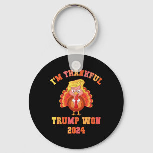 I'm Thankful Trump heeft 2024 Funny Thanksgi gewo Sleutelhanger