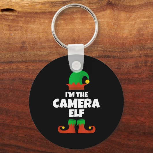 I'm The Camera Elf Family Pajama Christmas Man Pho Sleutelhanger (Voorkant)