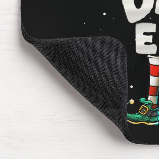 I'm The Dad Elf Family Matching Group Christmas Muismat (Hoek)