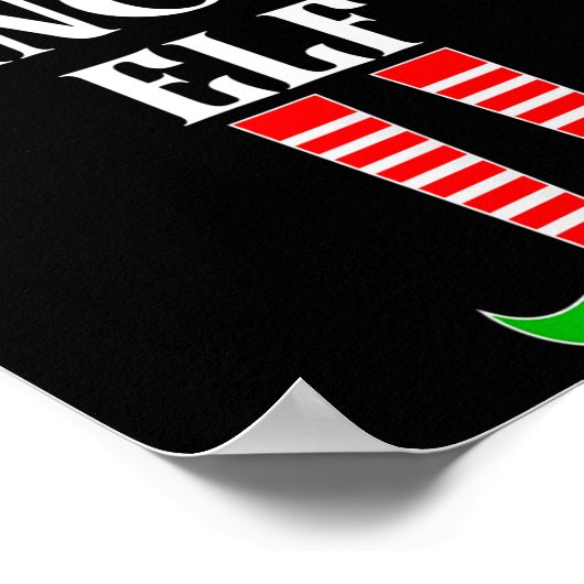 I'm The Dancing Elf Family Matching Costume Christ Poster (Hoek)