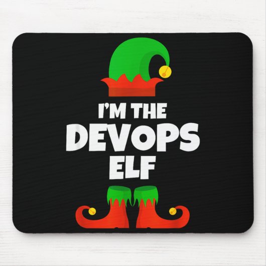 I'm The Devops Elf Family Pajama Christmas Enginee Muismat (Voorkant)