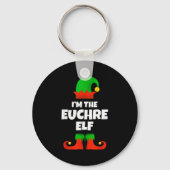 I'm The Euchre Elf Family Pajama Christmas Funny P Sleutelhanger (Voorkant)