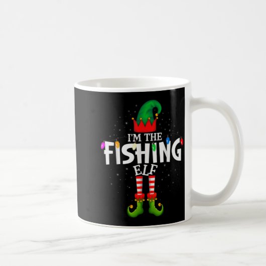 I'm The Fishing Matching Christmas Family Koffiemok (Rechts)