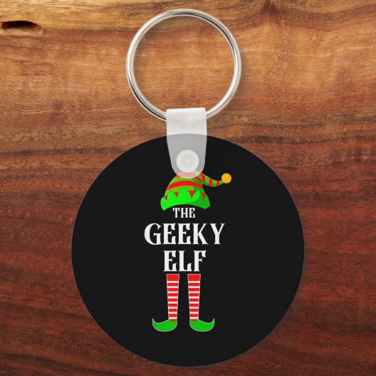I'm The Geeky Elf Family Matching Costume Christma Sleutelhanger (Voorkant)