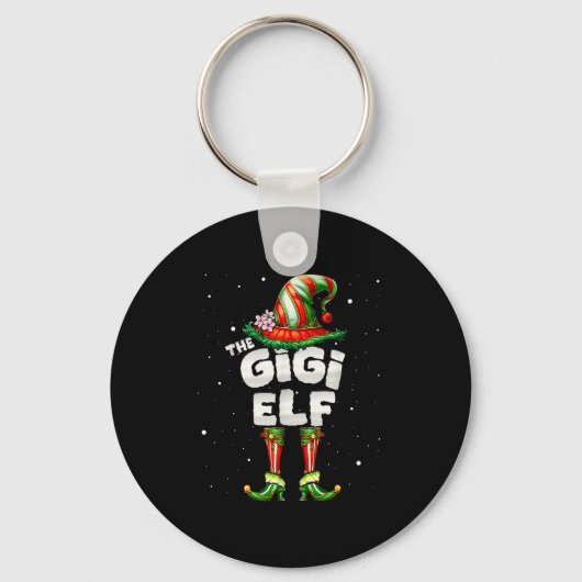 I'm The Gigi Elf Family Matching Group Christmas  Sleutelhanger (Voorkant)