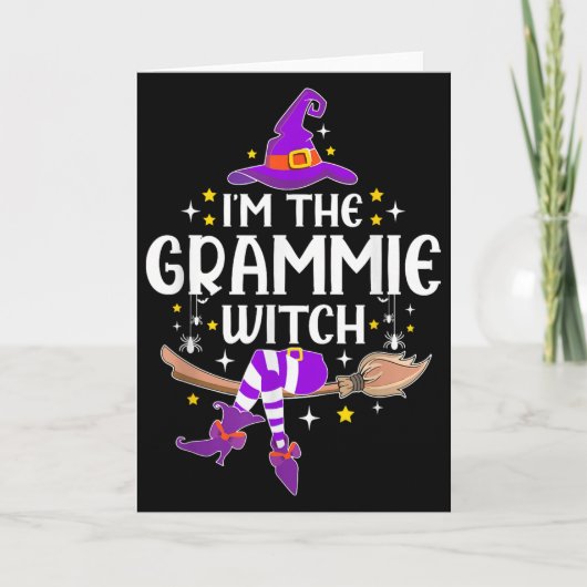 Im The Grammie Witch Halloween Matching Group Cost Kaart (Voorkant)