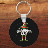 I'm The Grandma Elf Family Matching Group Christma Sleutelhanger (Voorkant)