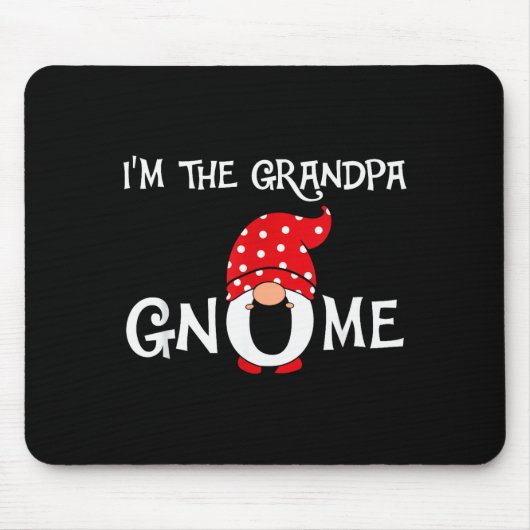 I'm The Grandpa Gnome Funny Christmas Gnome Muismat (Voorkant)