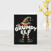 I'm The Mpy Elf Family Matching Group Christmas  Kaart (Gele Bloem)