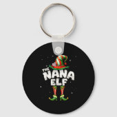 I'm The Nana Elf Family Matching Group Christmas  Sleutelhanger (Voorkant)