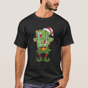 Im The Naughty Elf Matching Group Kerstgrappny T-shirt