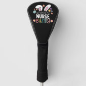 I'm The Nurse Bunny Easter Matching Golfheadcover (Voorkant)