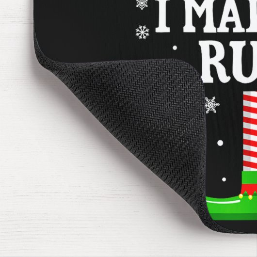 I'm The Oldest Elf Funny Christmas Family Matching Muismat (Hoek)