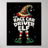 I'm The Race Car Driver Elf Family Matching Group Poster (Voorkant)