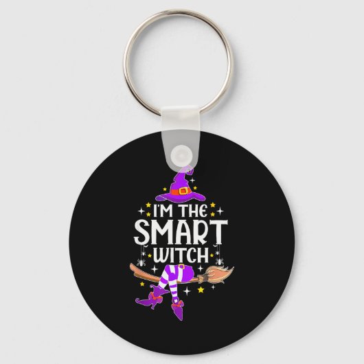 I'm The Smart Witch Halloween Matching Group Costu Sleutelhanger (Voorkant)