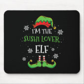 Im The Sushi Lover Elf Christmas Muismat (Voorkant)