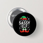 I'm The Sy Elf Shirt Family Matching Christmas Cos Ronde Button 5,7 Cm (Voorkant /achterkant)