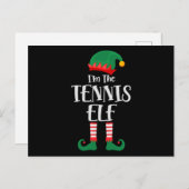 Im The Tennis Elf Matching Kerstmis Briefkaart (Voorkant / Achterkant)