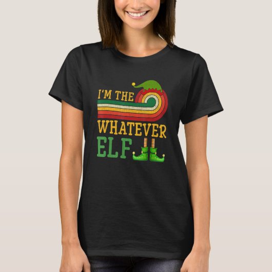 I'm The Whatever Elf Matching Group Christmas Part T-shirt (Voorkant)
