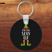 I'm The Y Elf Matching Family Group Christmas T Sh Sleutelhanger (Voorkant)