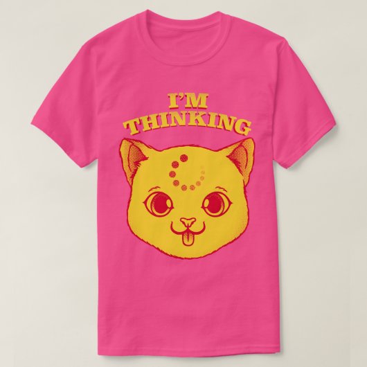 Im Thinking Grappige Kat van Tobe Fonseca T-shirt (Design voorkant)