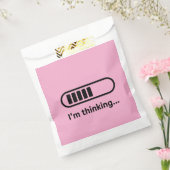 I'm Thinking... Loading Progress Bar Pink Minimali Bedankzakje (Gezegeld)