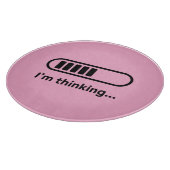 I'm Thinking... Loading Progress Bar Pink Minimali Snijplank (Hoek)