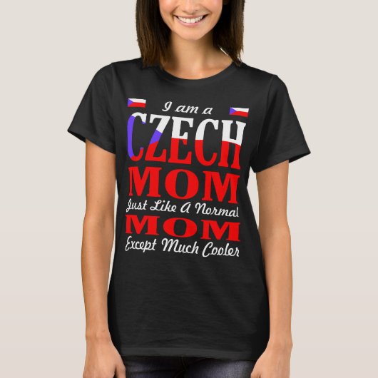 Im une maman tchèque aiment le T-shirt beaucoup (Devant)