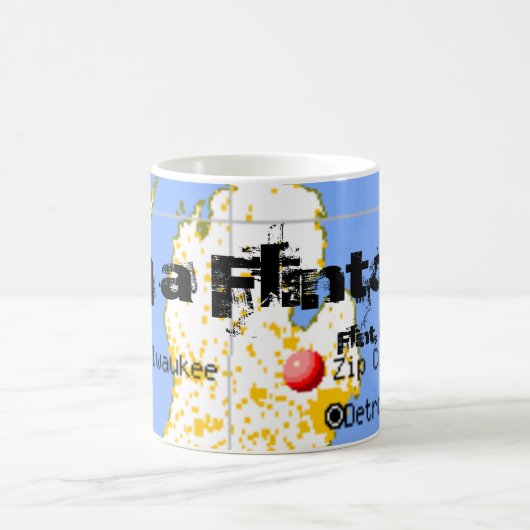 Im une tasse de tasse de café de carte du Michigan (Centre)