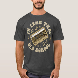 Im van die oude school stijl muziek cassette t-shirt