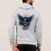 "I'm Vision" Mannen van Hoodie – Bold Style for Fu (Achterkant)