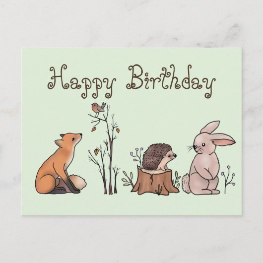 Im Wald Briefkaart (Voorkant)