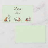 Im Wald  Visitekaartje (Voorkant / Achterkant)