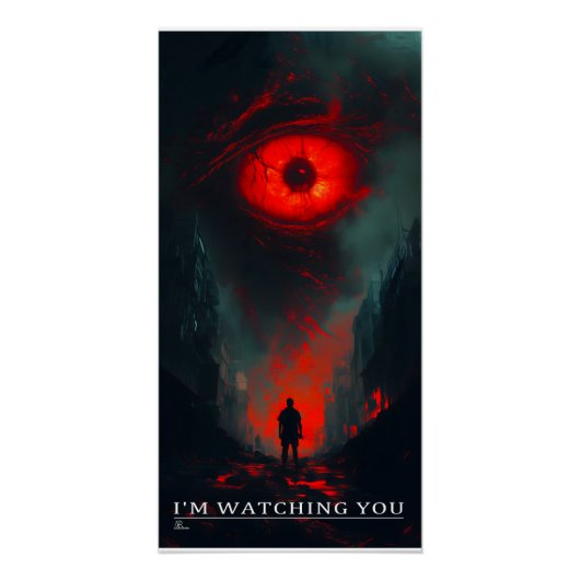 I'm watching you perfect poster (Voorkant)