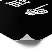 I'm With Bee Halloween Costume Funny Couples Match Poster (Hoek)