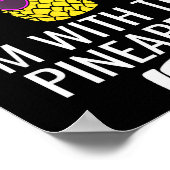 I'm With Ne Shirt Funny Ne Halloween Costume Poster (Hoek)