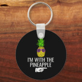 I'm With Ne Shirt Funny Ne Halloween Costume  Sleutelhanger (Voorkant)