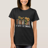 I'm With The Banned T-shirt | Banned Books Tee (Devant)
