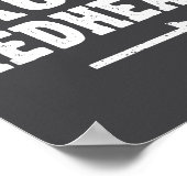 I'm With The Drunk Redhead Funny St Patricks Day  Poster (Hoek)