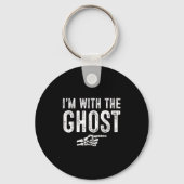 I'm With The Ghost Easy Costume Halloween Couples Sleutelhanger (Voorkant)