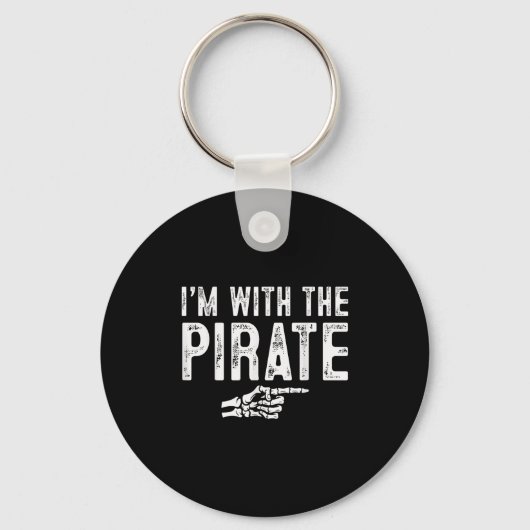 I'm With The Rate Easy Costume Halloween Couples M Sleutelhanger (Voorkant)