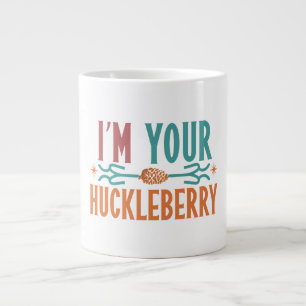 "I'm Your Huckleberry" in een gedurfde, multi-kleu Extra Grote Beker