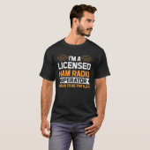 Im-zendmachtiging voor radio operator t-shirt (Voorkant volledig)