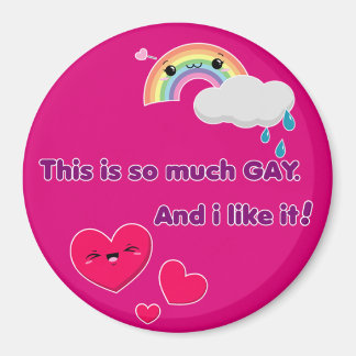 Ímã Gay. Like it! - Pink Magneet