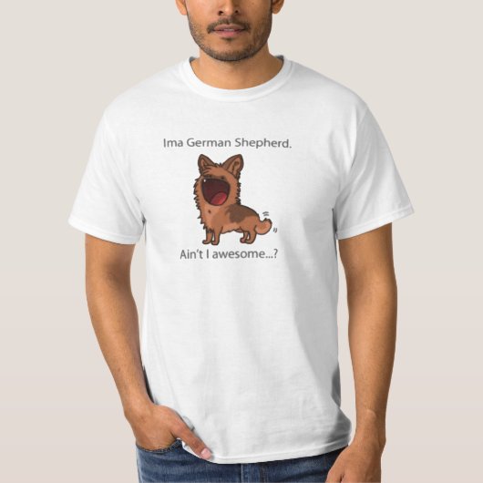 Ima German Shepherd t-shirt (Voorkant)