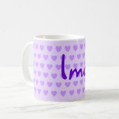 Ima in Paars Koffiemok (Voorkant links)