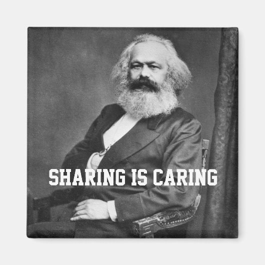 íma Karl Marx Magneet (Voorkant)