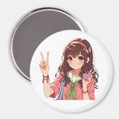 Ímã (Magnet) Ohayo Magneet (Voorkant / Achterkant)