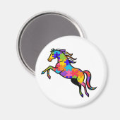Ímã (Magnet) Quebra-Cabeça - Cavalo Magneet (Voorkant / Achterkant)
